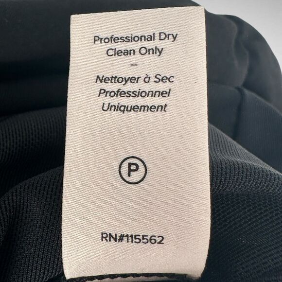 Cinq a Sept Amar Black Open Back Ruched Cross Over Stretch Mini Dress Size 2 - Picture 9 of 10